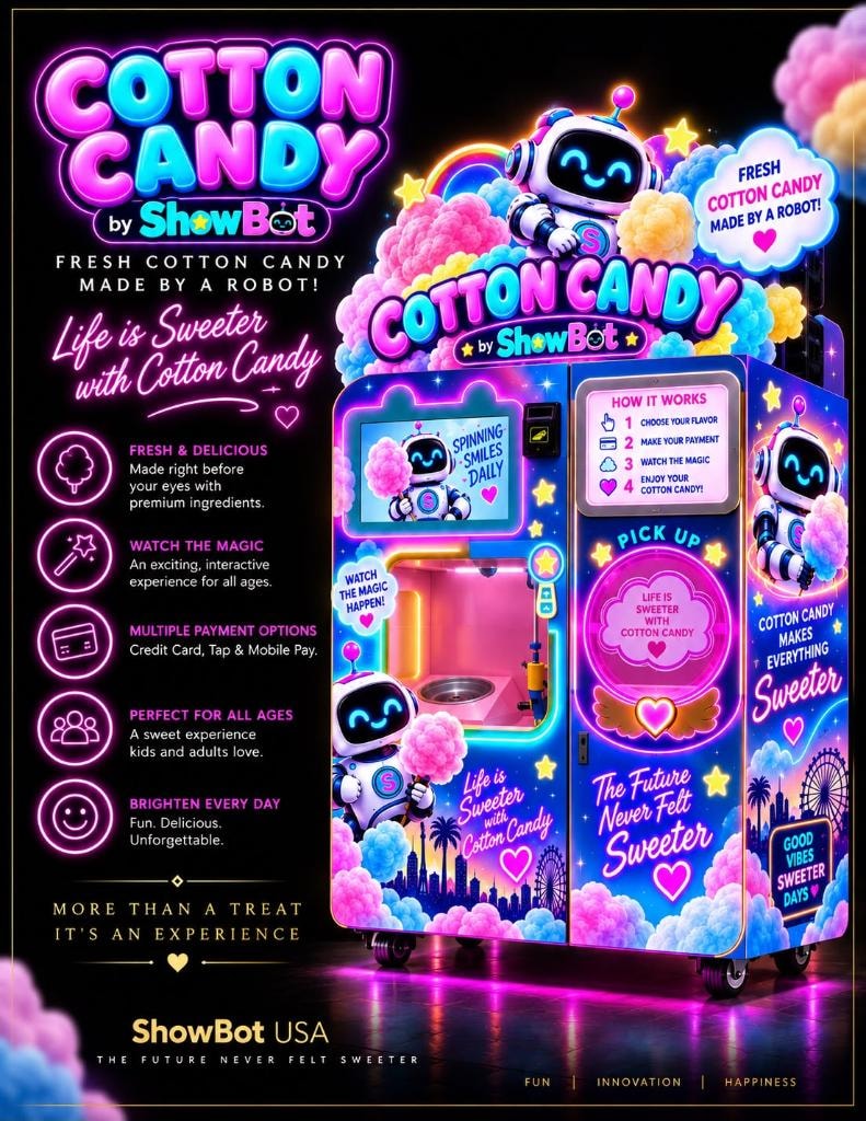 Cotton Candy Robot